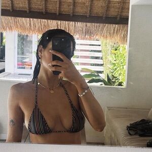 Heavy Manners ‘Boots’ Classic Underwire Top and High Cut Full Bottoms in size XS